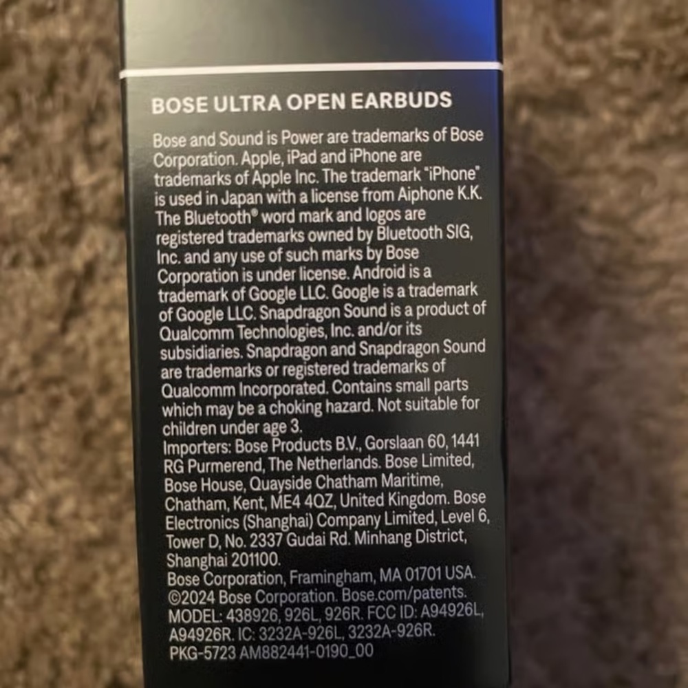 Bose Ultra Open Earbuds - Gradient Pink Box - Picture 2 of 3
